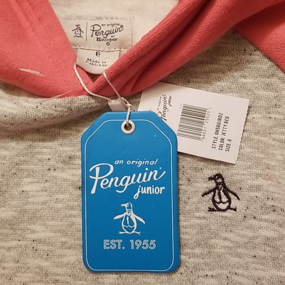 Penguin Junior Boys Hoodie - Picture 4 of 5